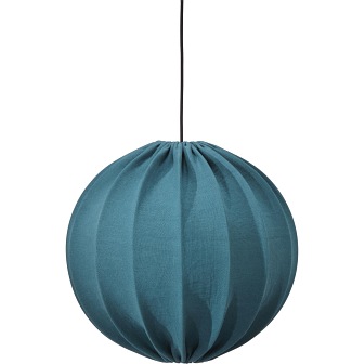 Lampa wisząca abażurowa kula Ball morska